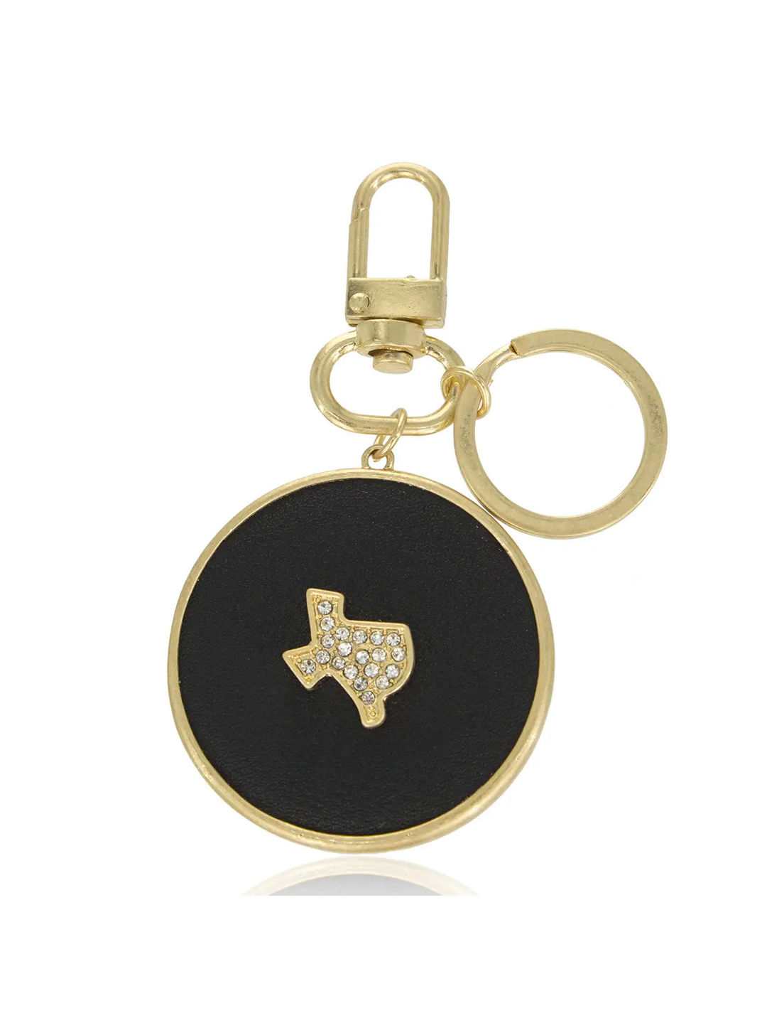Texas Circle Keychain