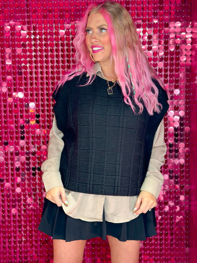 The Cher Knit Sweater Vest