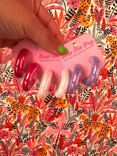Jumbo Huggie Hoops