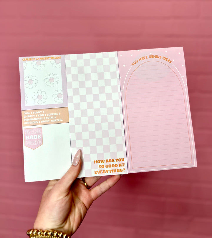 Jumbo Notepad Set- Many Styles