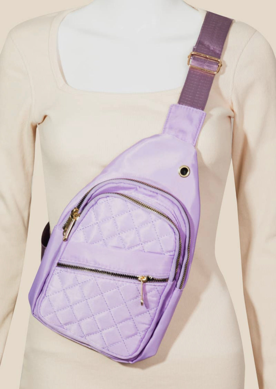 The Elly Quilted Sling Bag
