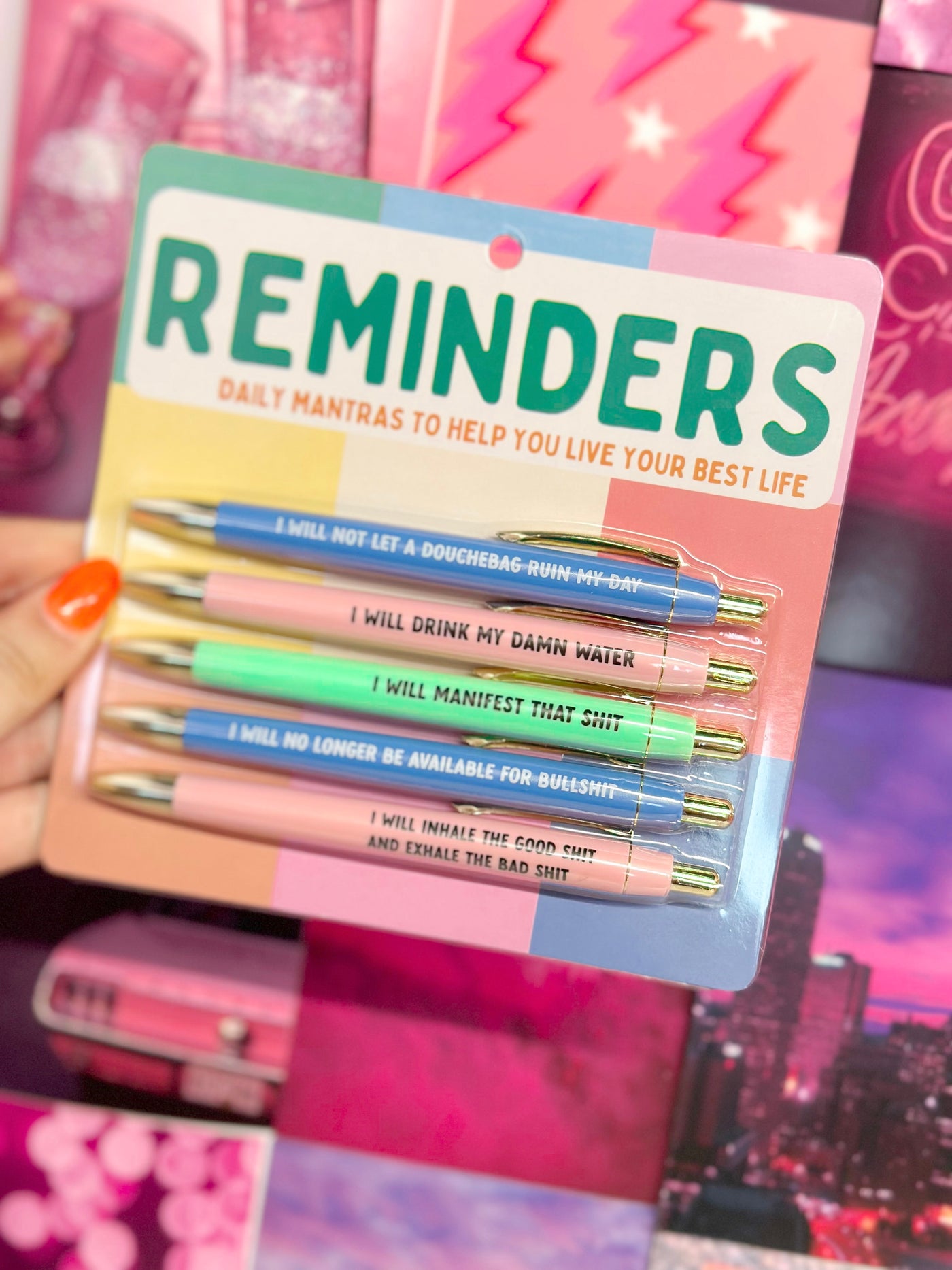 Reminders Pen Set