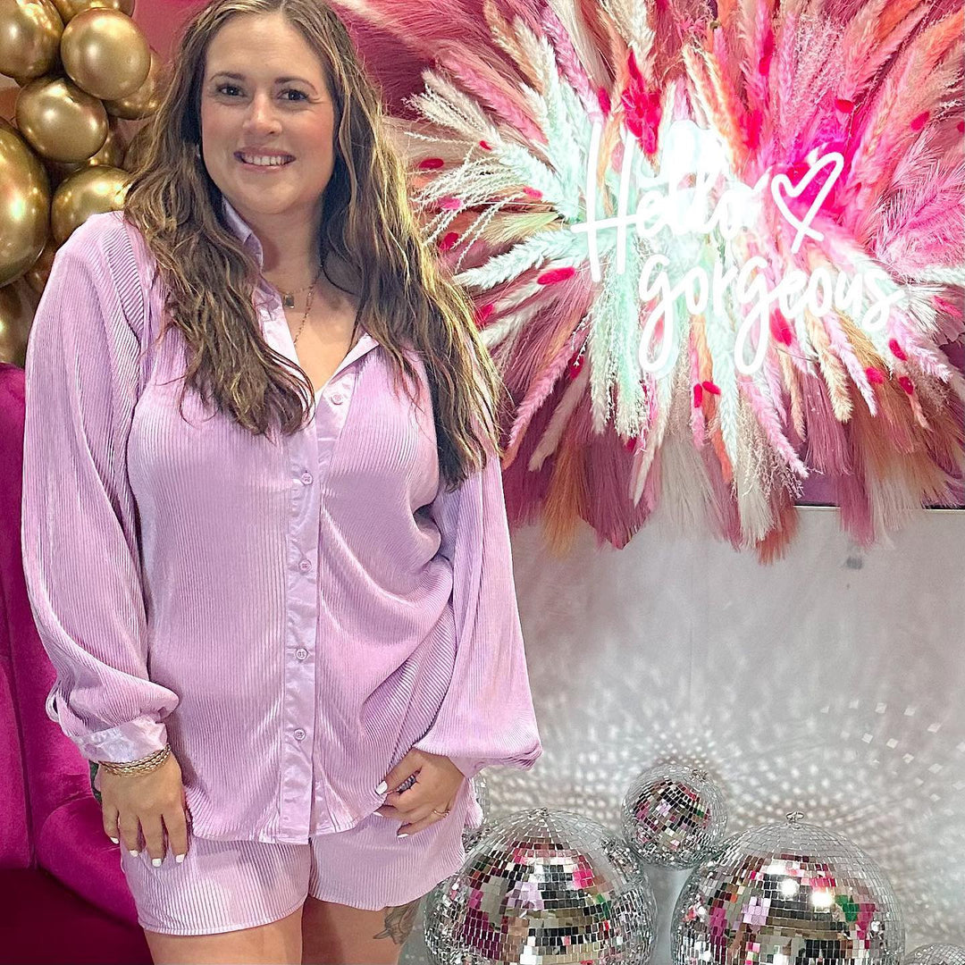 Out In The Bahamas Pleated Short