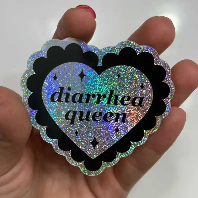 Diarrhea Queen Dust Sticker