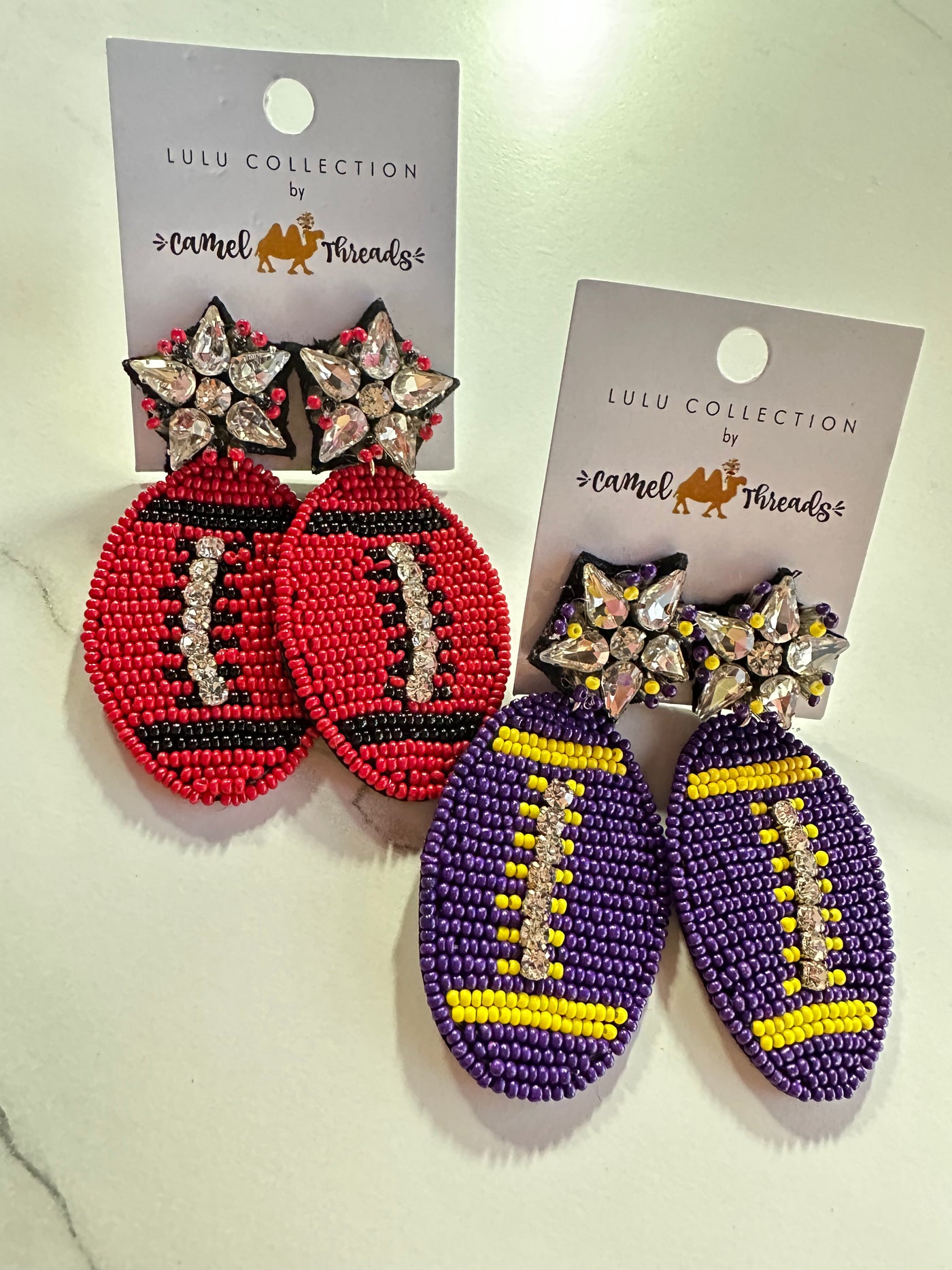 Game Day Football Earrings