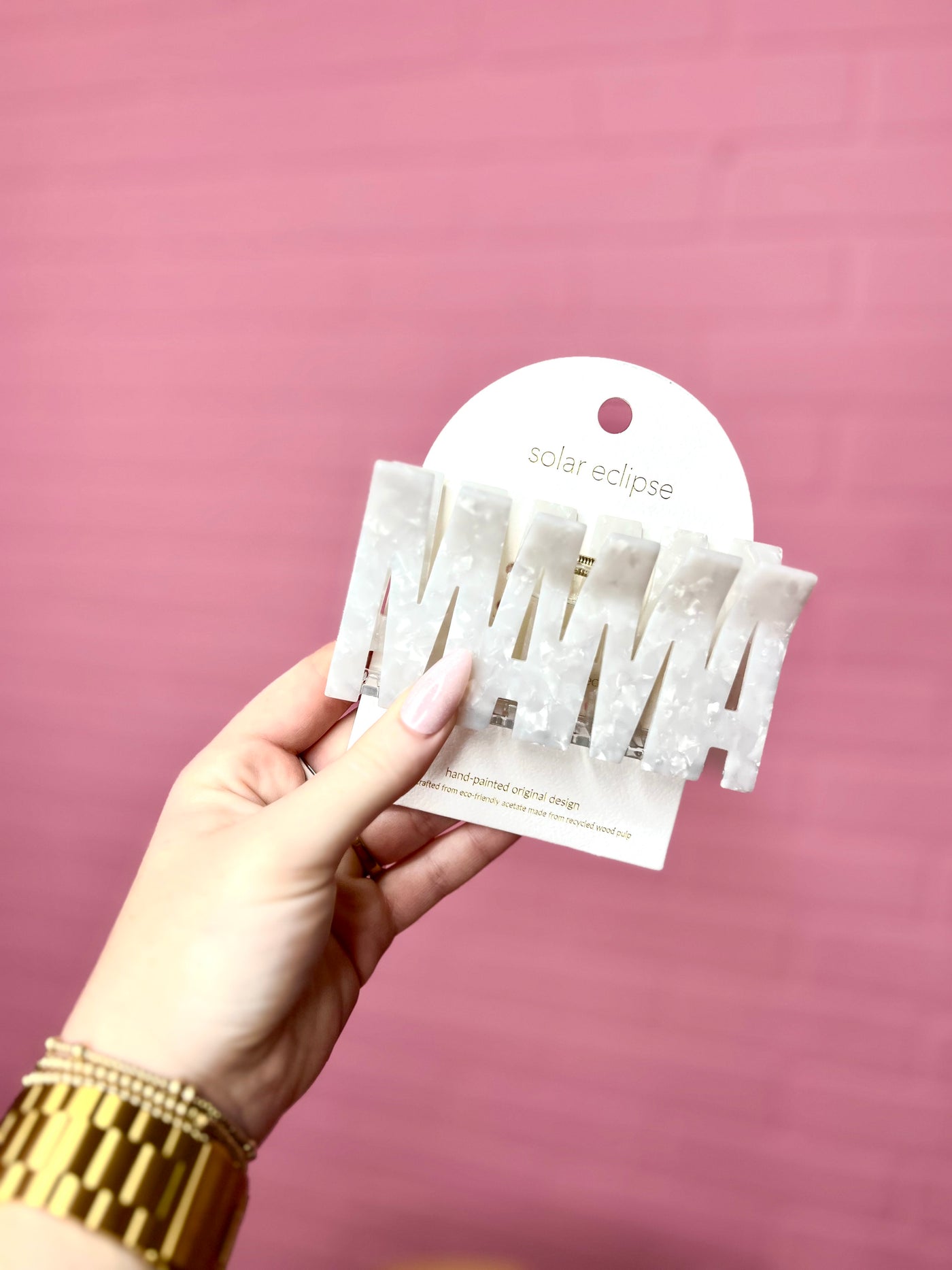 Handmade Mama Claw Hair Clip