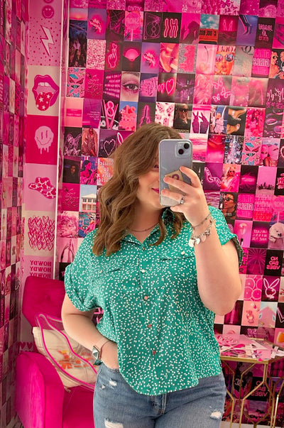 Movin & Groovin' Button Down Top