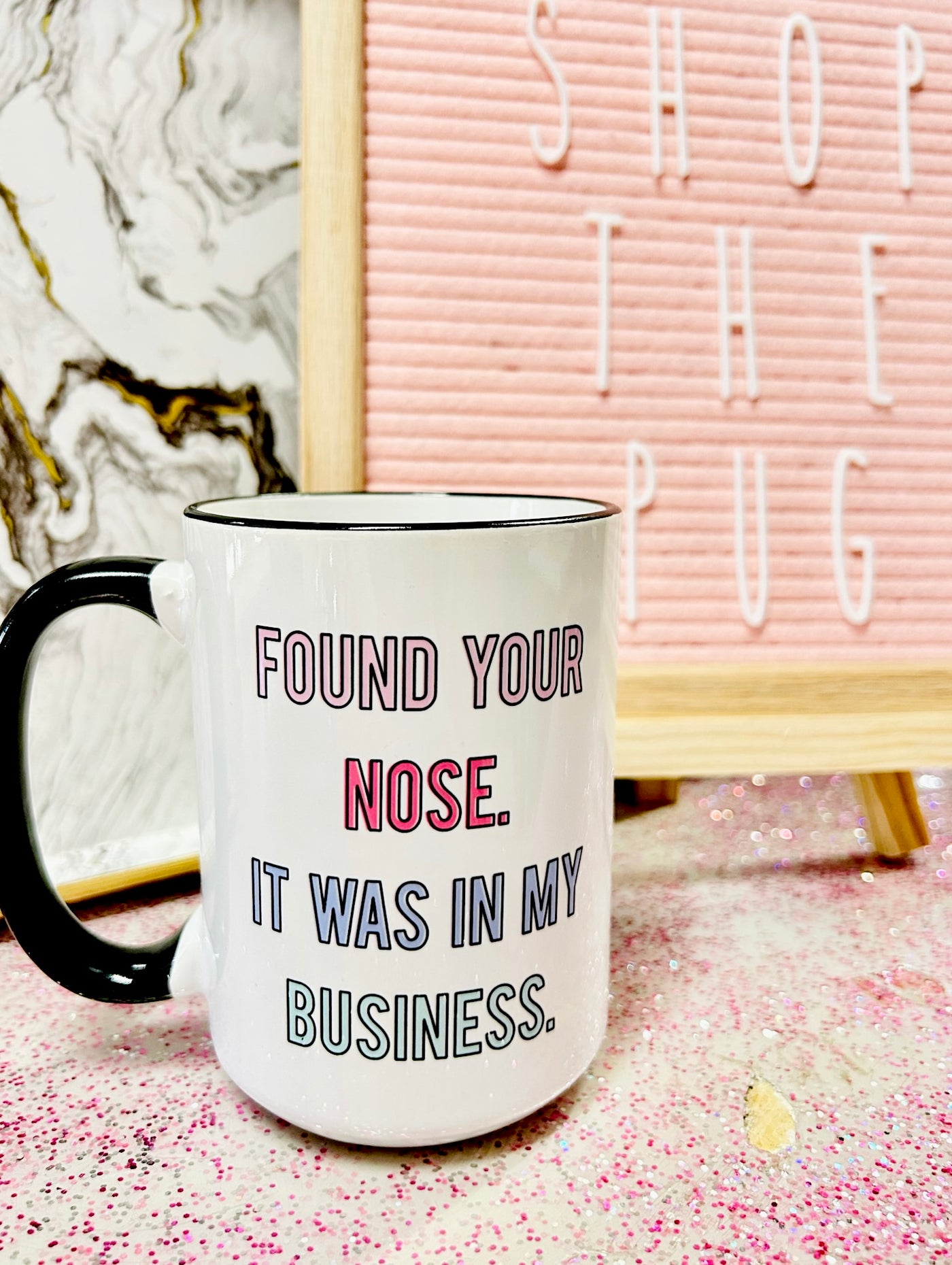 I Found Your Nose, Business Coffee Mug