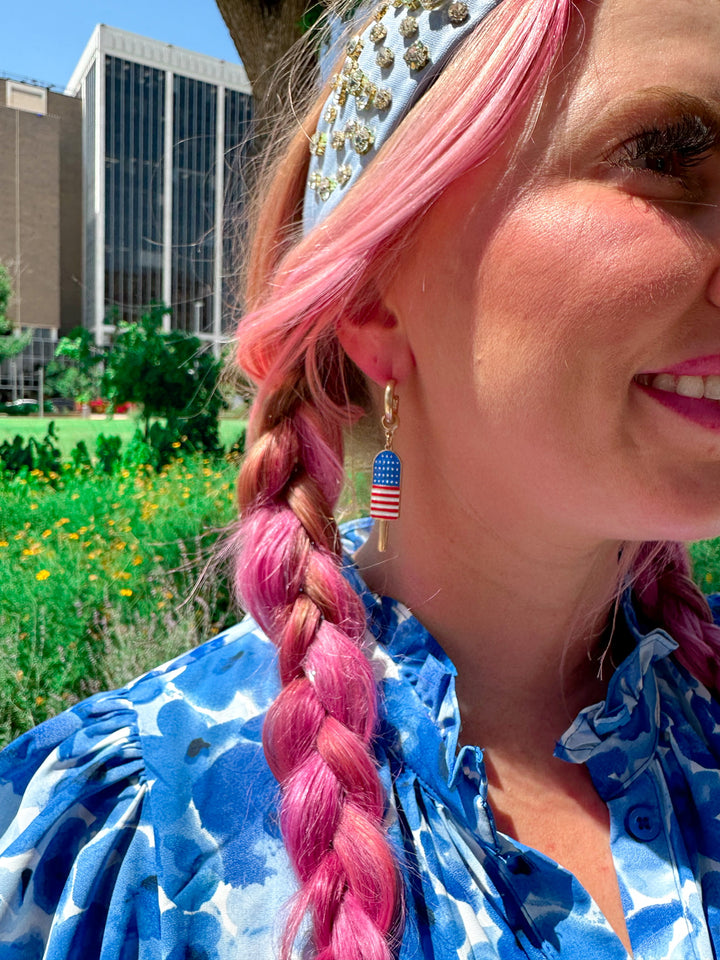 Poppin Popsicle Hoop Earrings