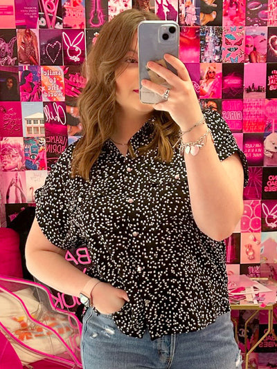 Movin & Groovin' Button Down Top