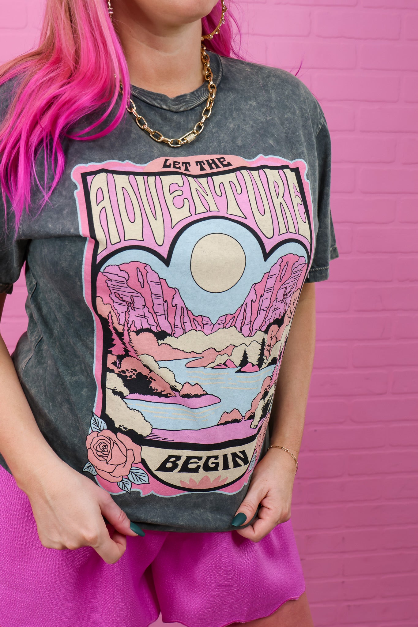 Let The Adventure Begin Graphic Tee