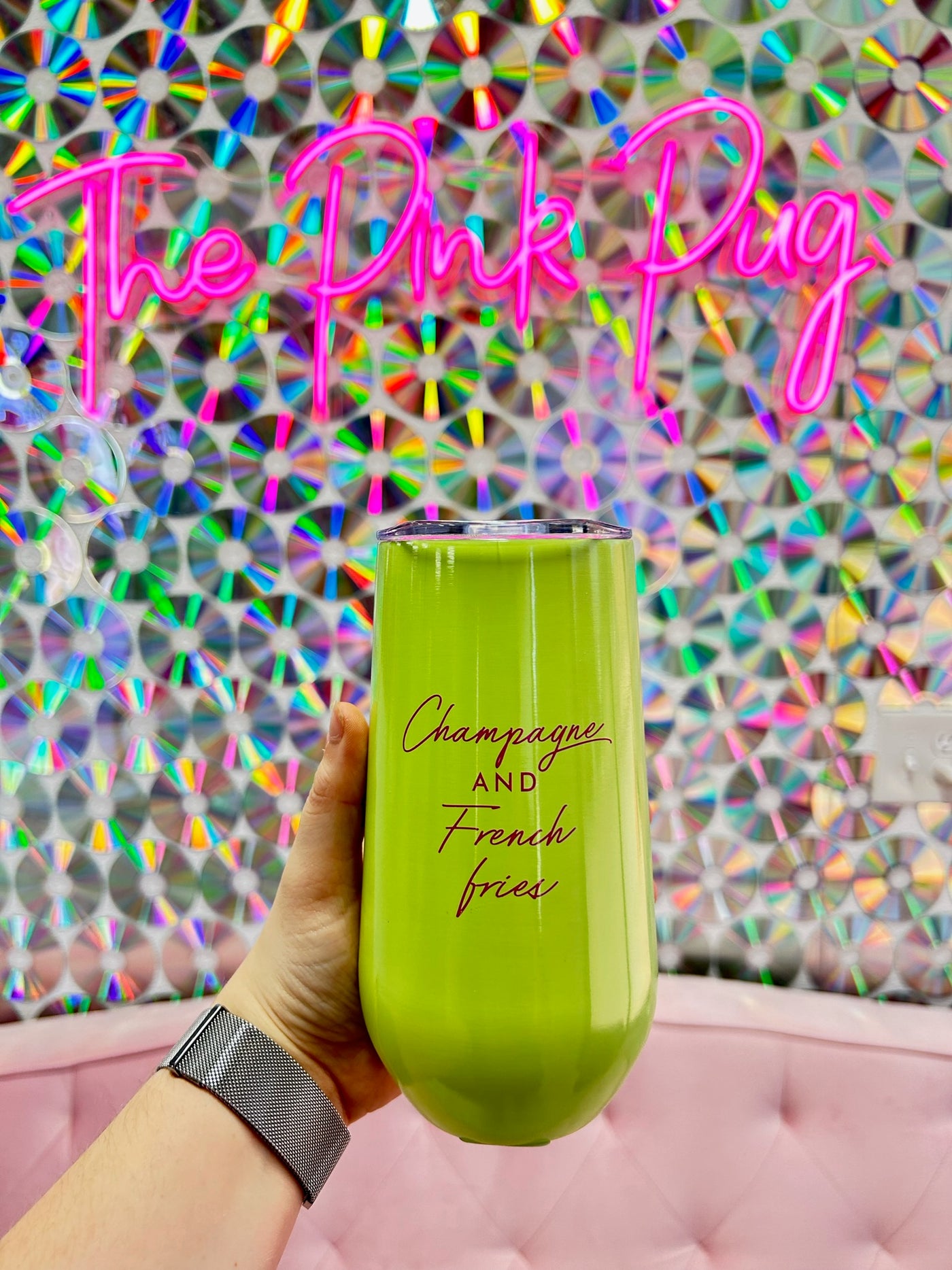 Champagne And Fries Champagne Tumbler