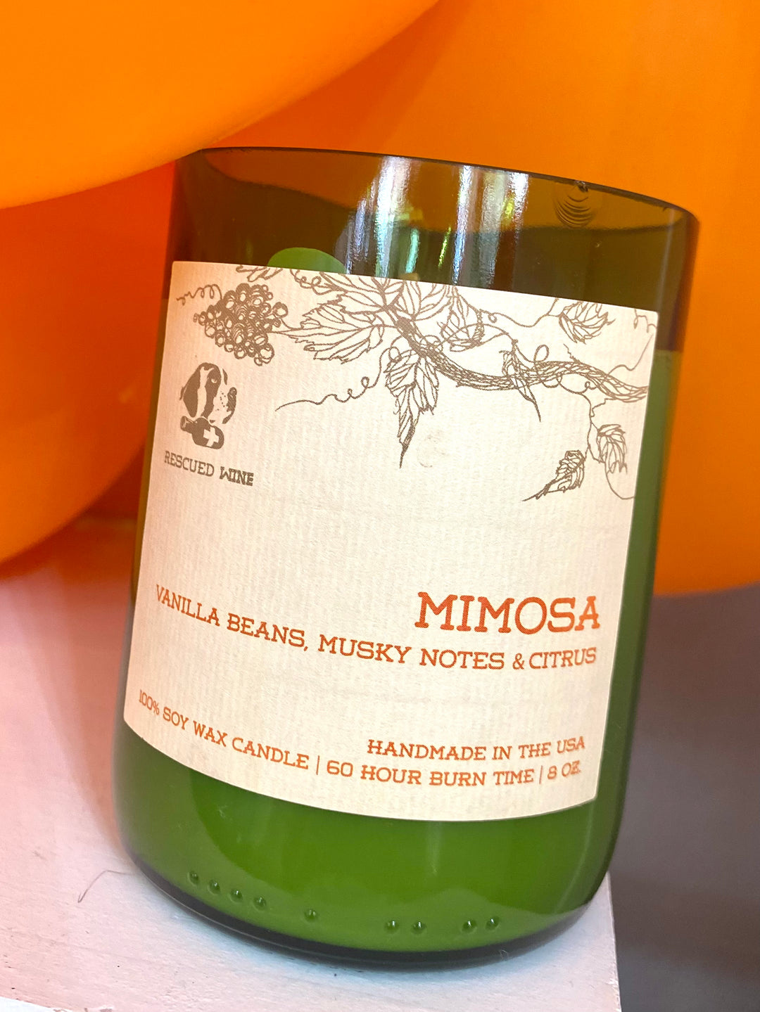 Wine Bottle Candle