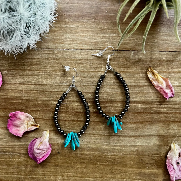 The Ada Turquoise Teardrop Earrings