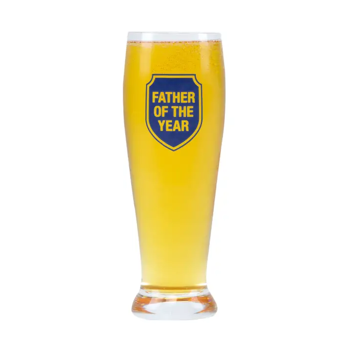 Father Of The Year Pilsner Glass