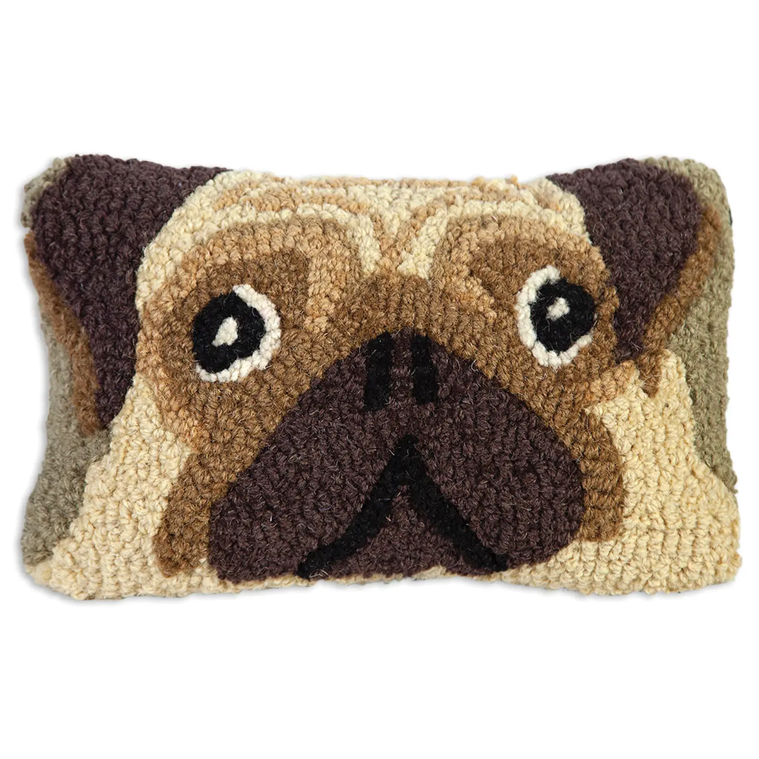 Peewee The Pug Pillow