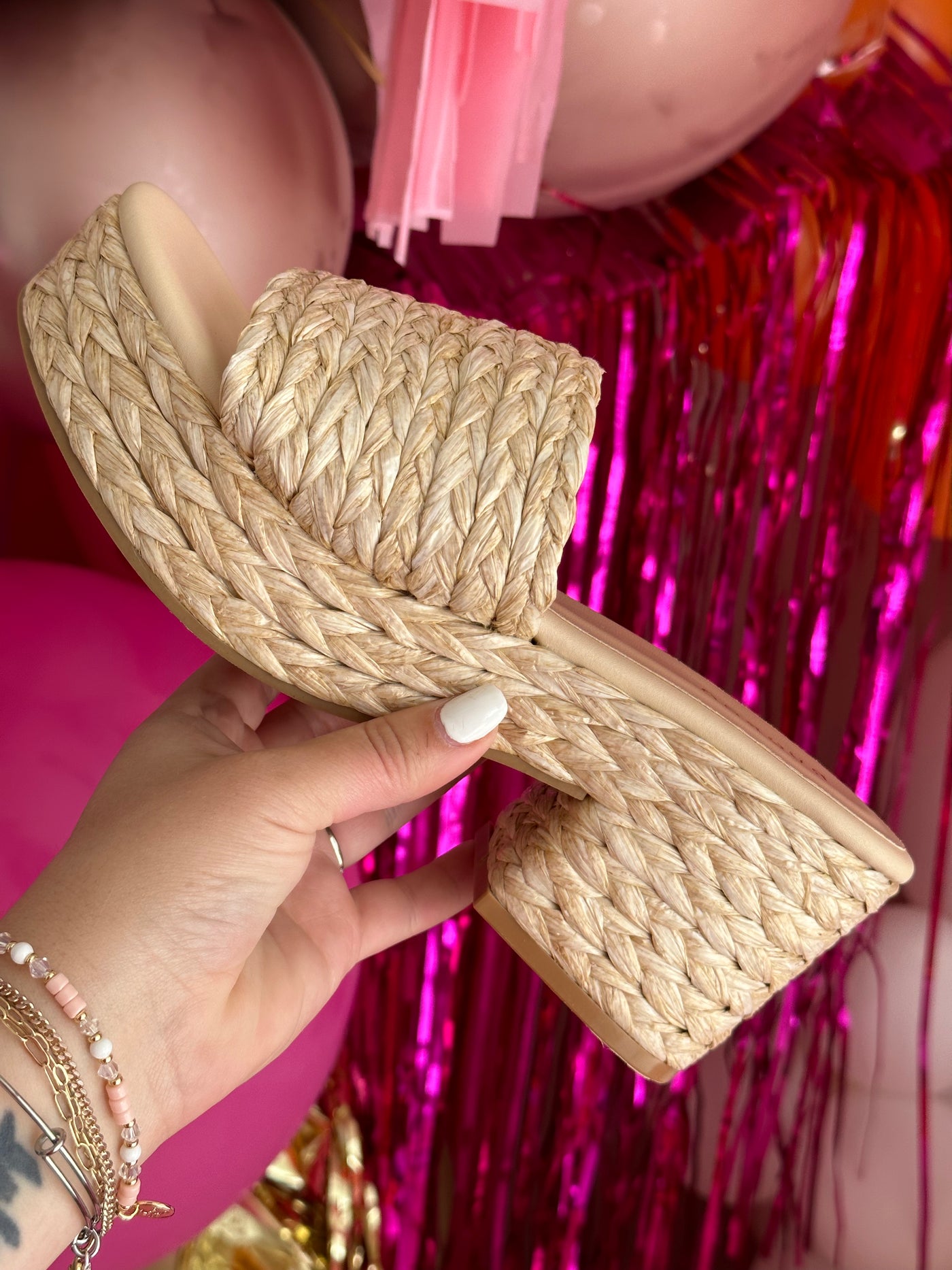 The Marley Raffia Sandals
