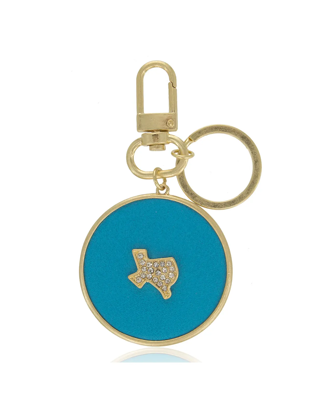 Texas Circle Keychain
