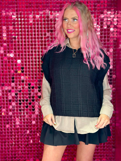 The Cher Knit Sweater Vest