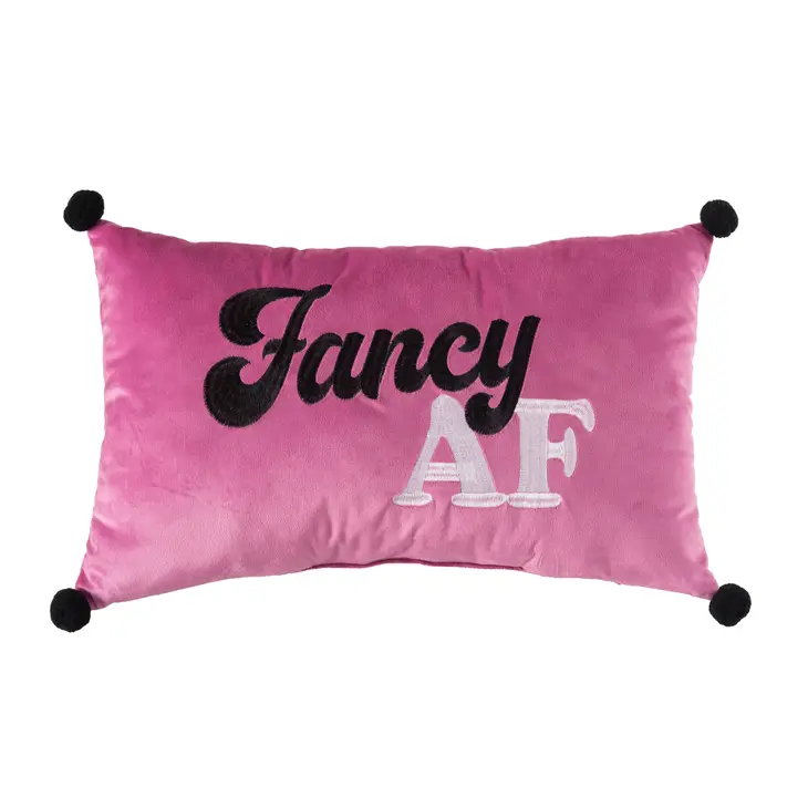 Fancy AF Velvet Pillow