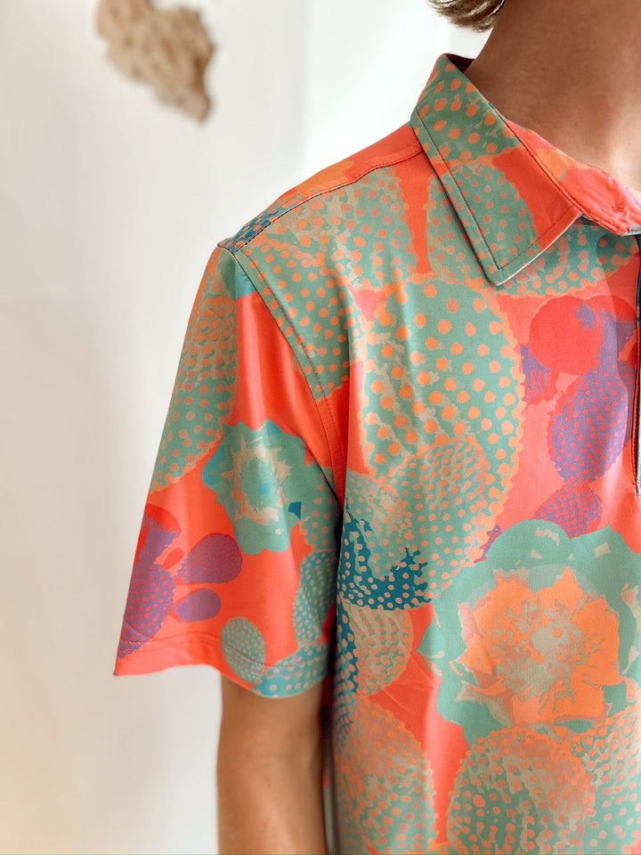 High Noon Nopal Cosmico Performance Polo