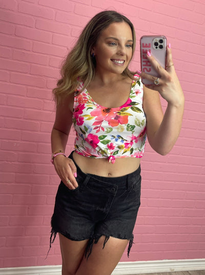Bimini Floral Swim Top