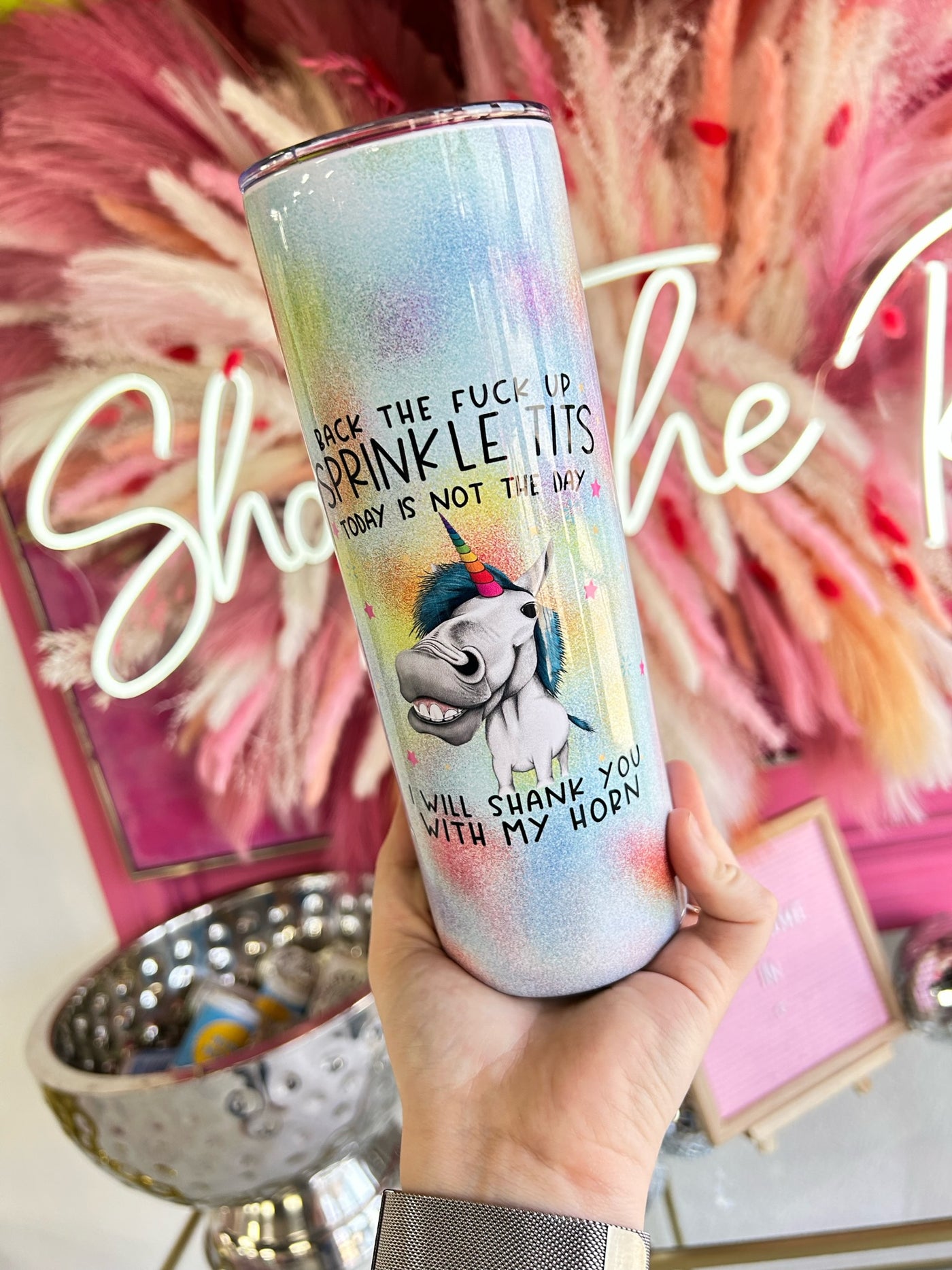 Back Up Sprinkle Tits Tumbler