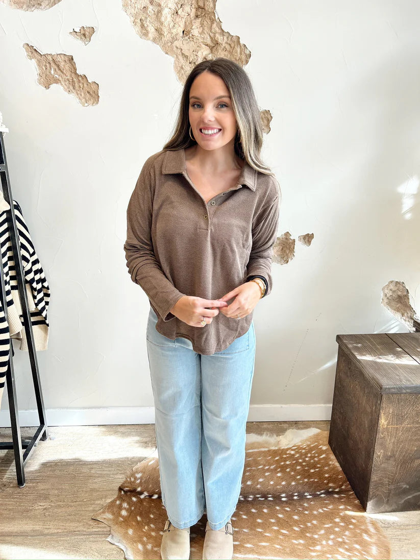 The Olivia Henley Knit Top