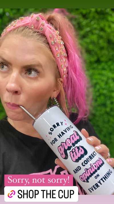 Great Tits and Opinions Travel Tumbler