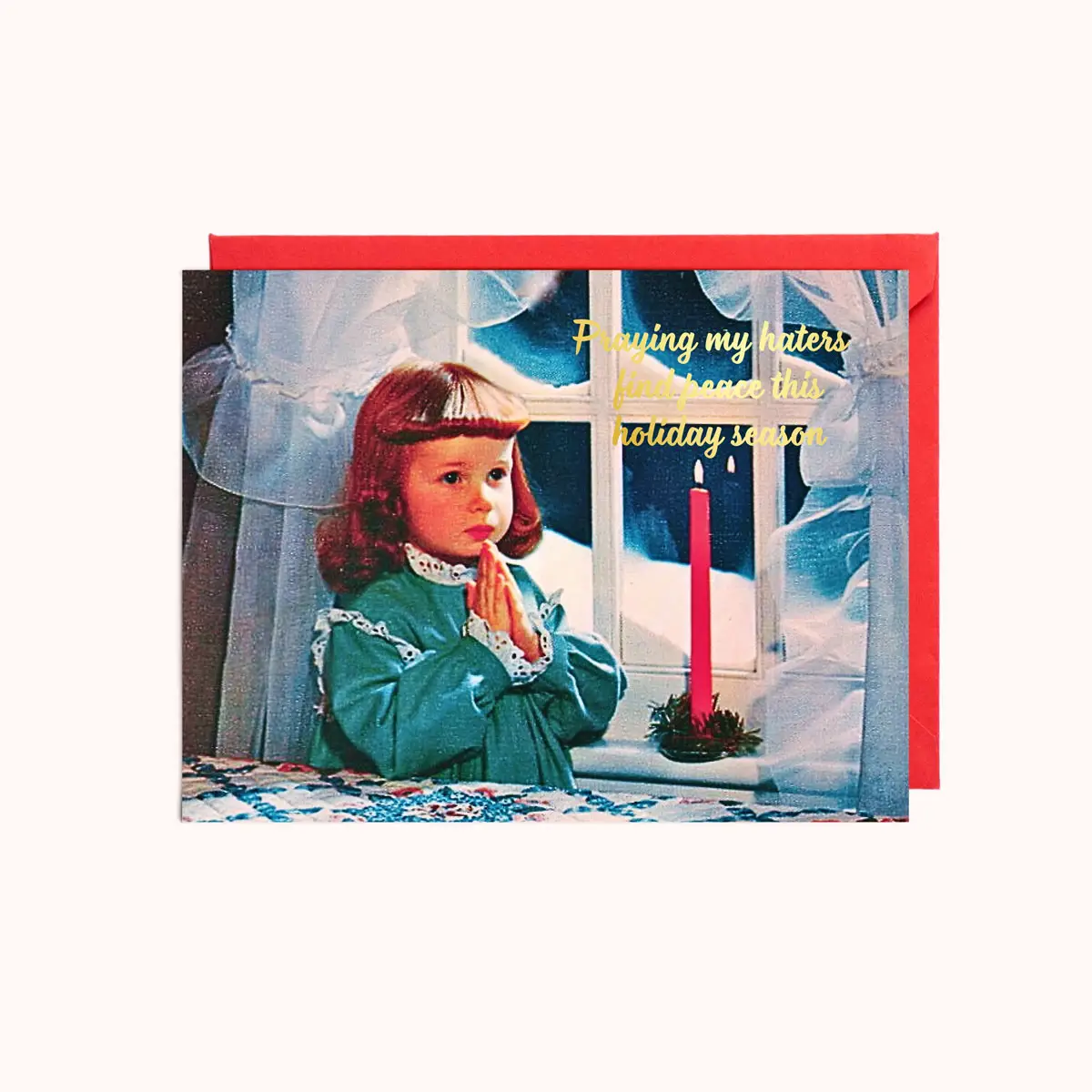 Praying For My Haters Christmas Card- SALE