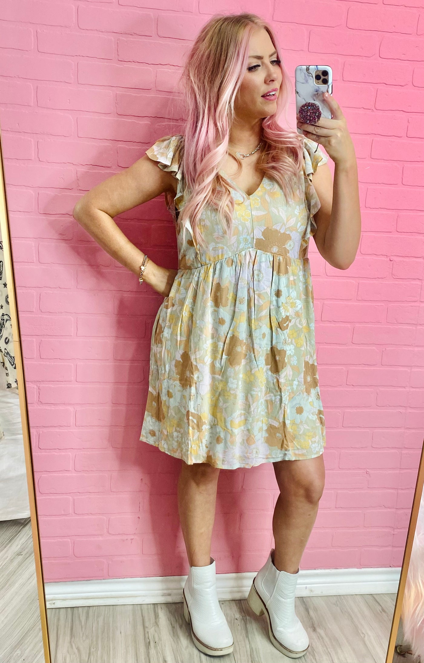 The Lily Floral Dress