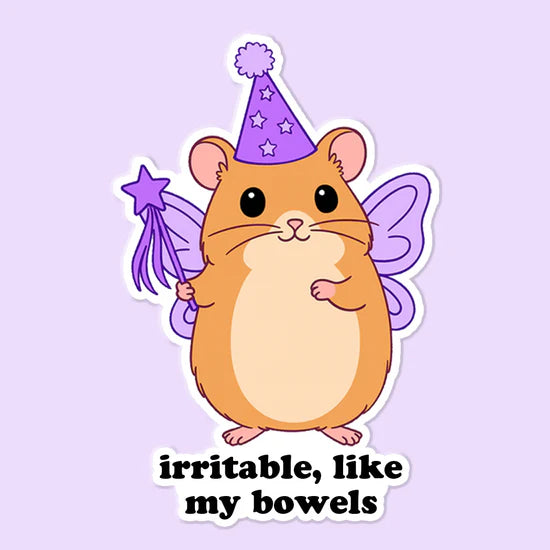 Irritable Like My Bowels Sticker Decal