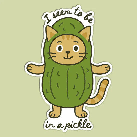 In A Pickle Sticker Decal