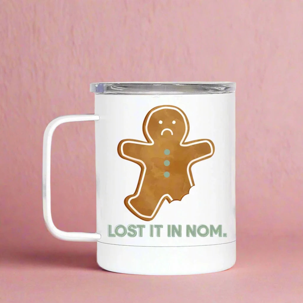 Lost it in Nom Funny Christmas Travel Cup