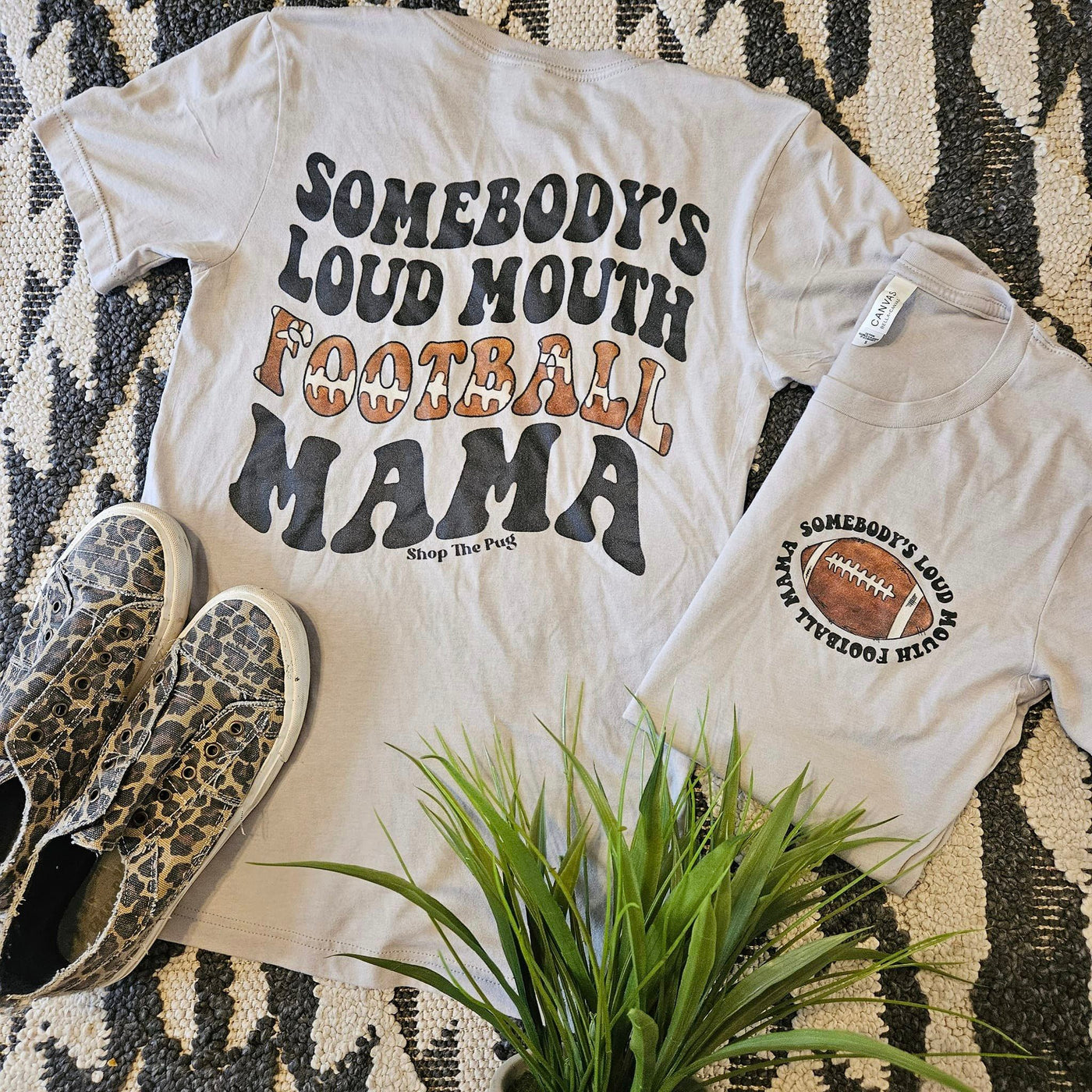 Loud Mouth Football Mama Graphic Tee