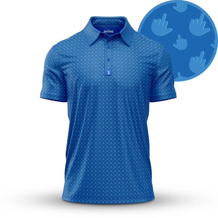 Birdie Finger Blue Jay Polo