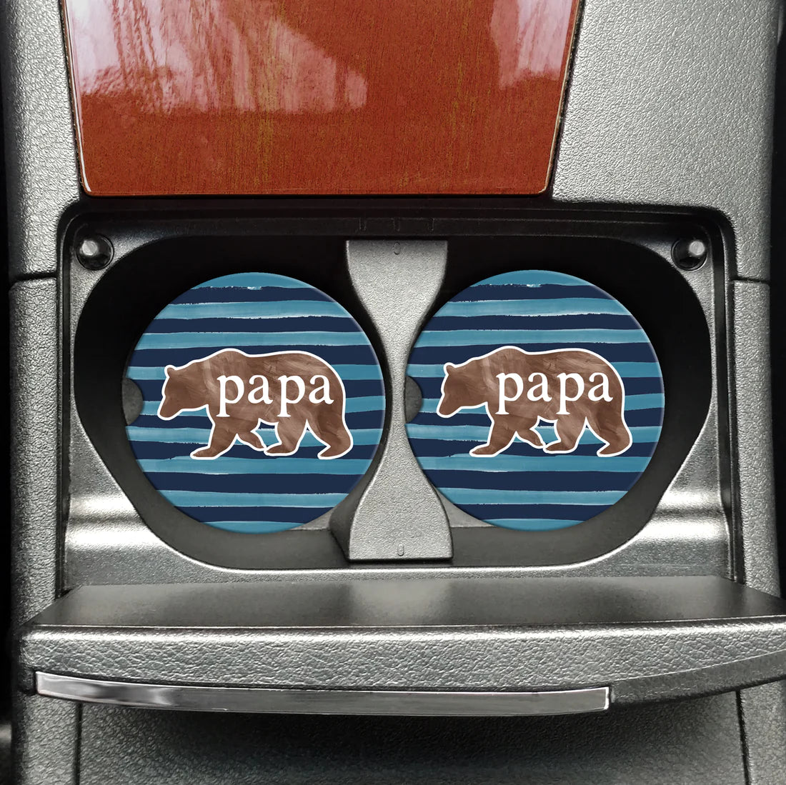 Papa Bear Car Coasters