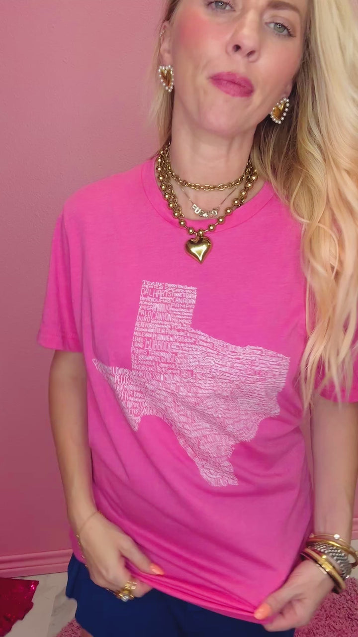 Texas Towns Graphic Tee