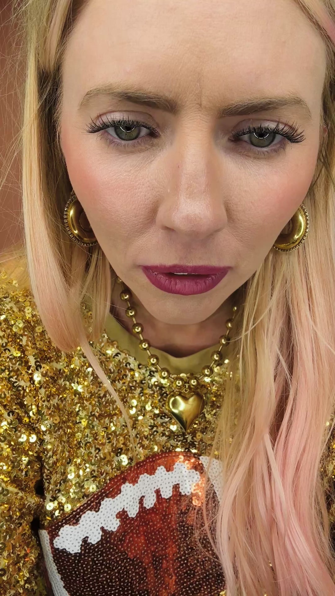 Game Day Football Sparkly Top