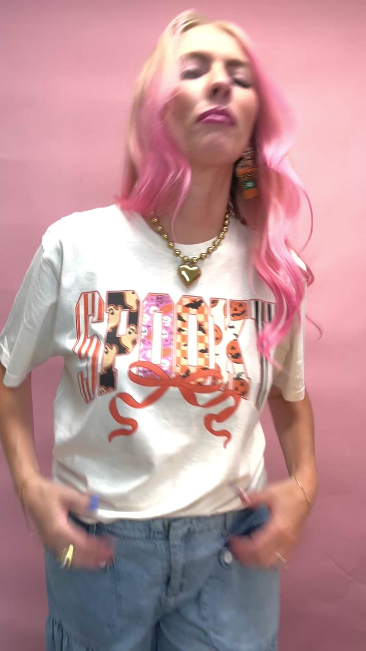 Spooky Bow Graphic Tee