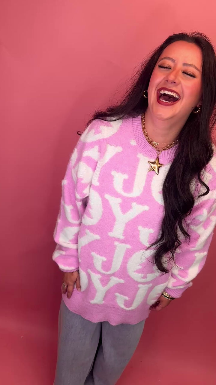 The 3D Joy Pullover Sweater