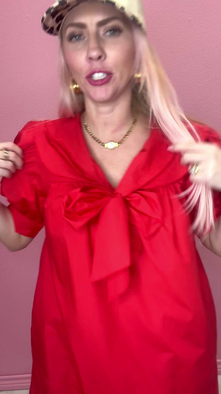 The Crimson Moments Dress