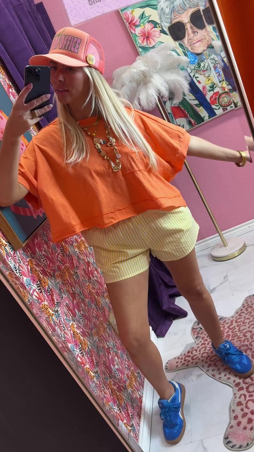 Orange Replay Top