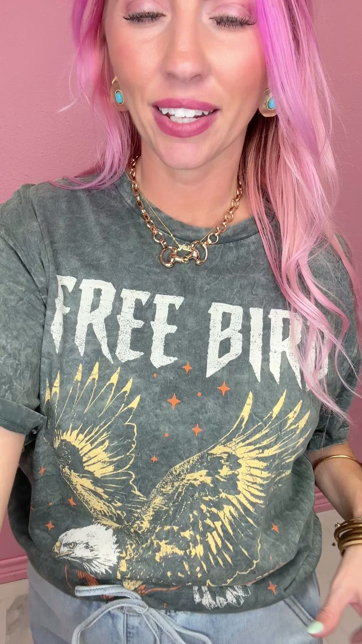 Free Bird Rock & Roll Graphic Tee