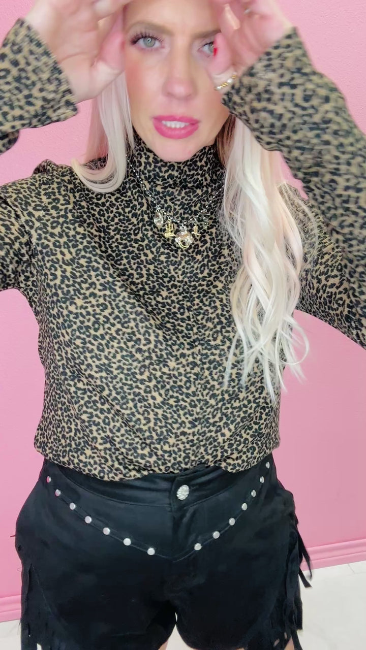 The Savannah Leopard Top