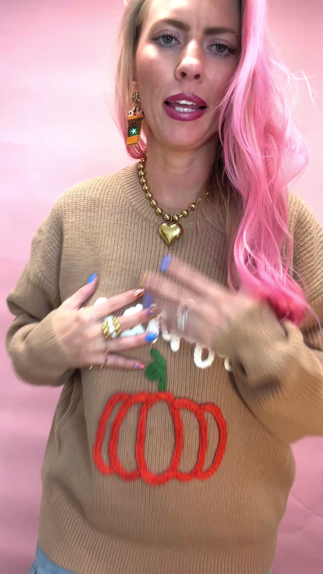 Thankful Pumpkin Sweater