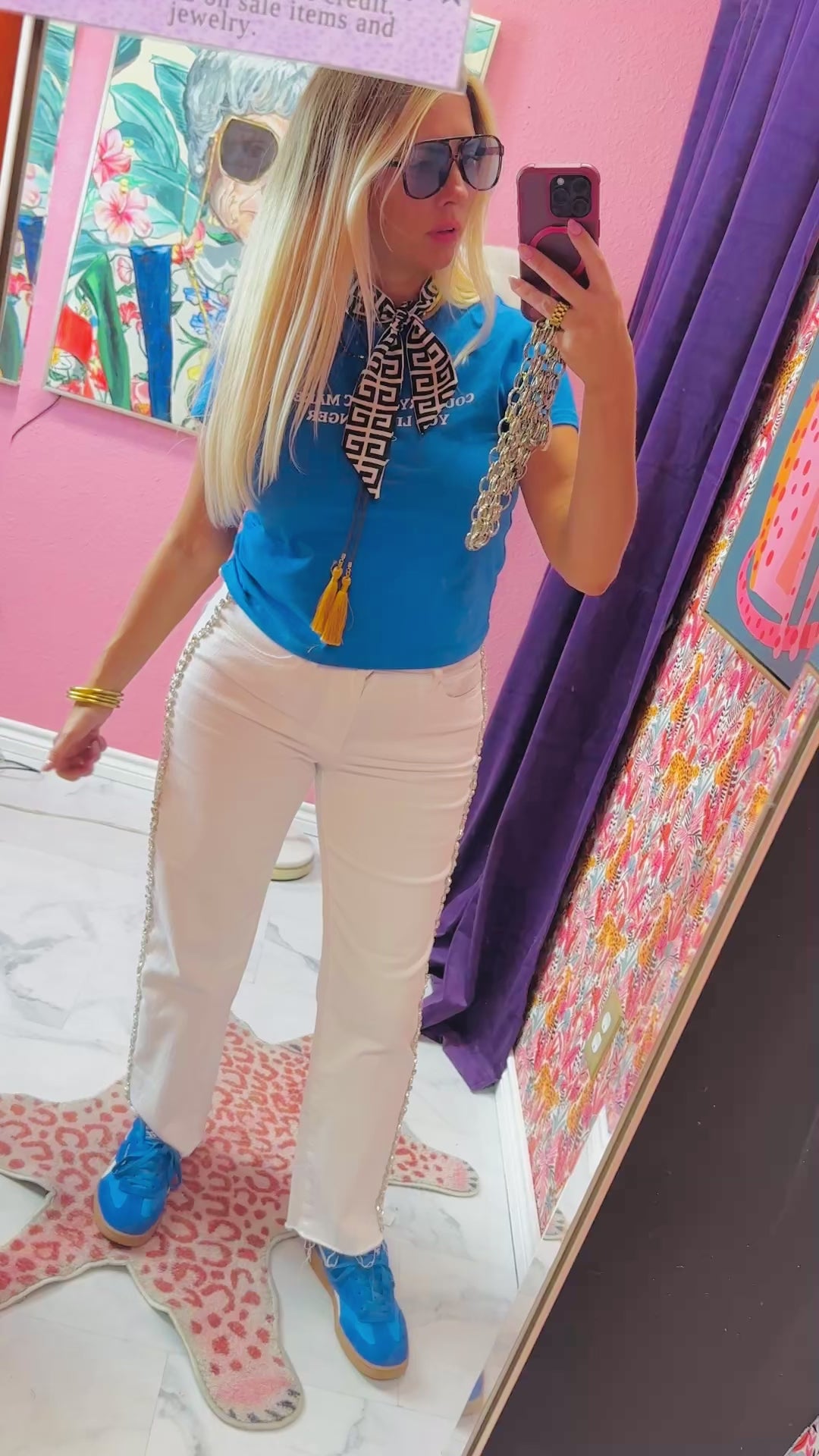 Shine On Side Detail Jeans