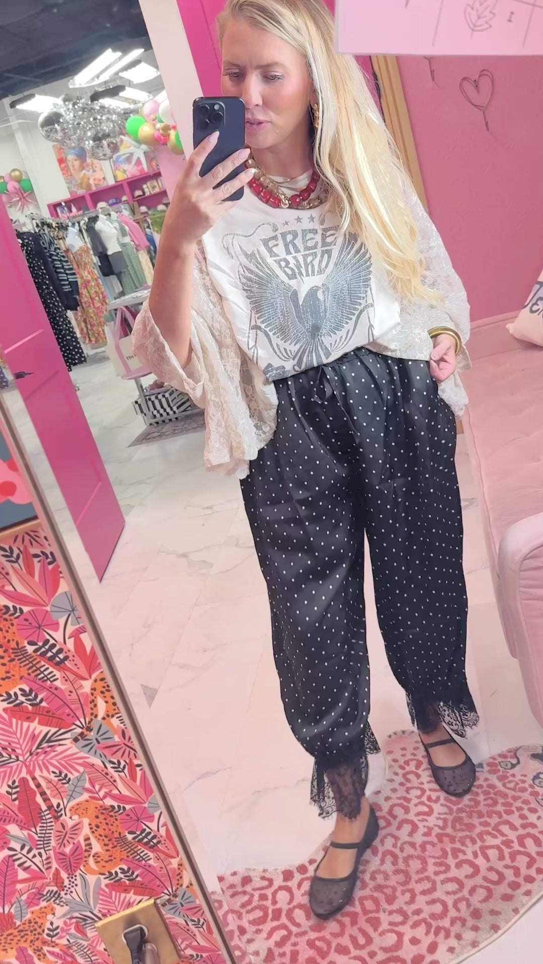 Polka Dot Bloomer Pants