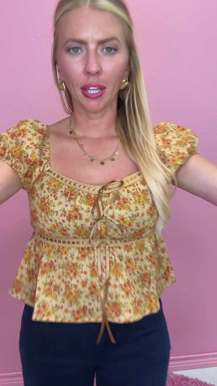 The Eloise Lace Crop Top