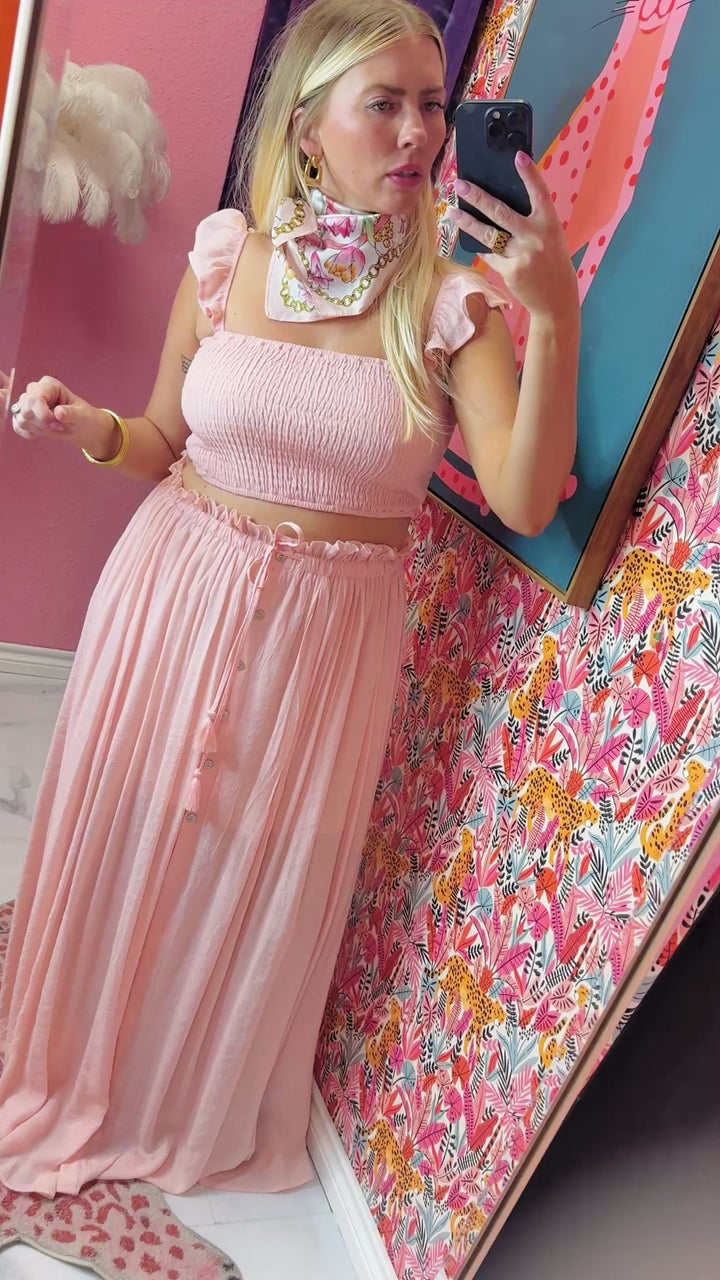 The Feminine Flair Skirt Set